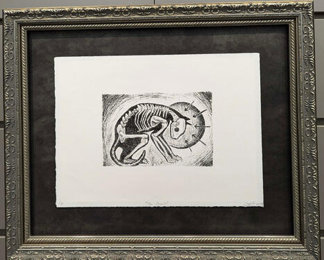“The Chain”, 2017, Lithography